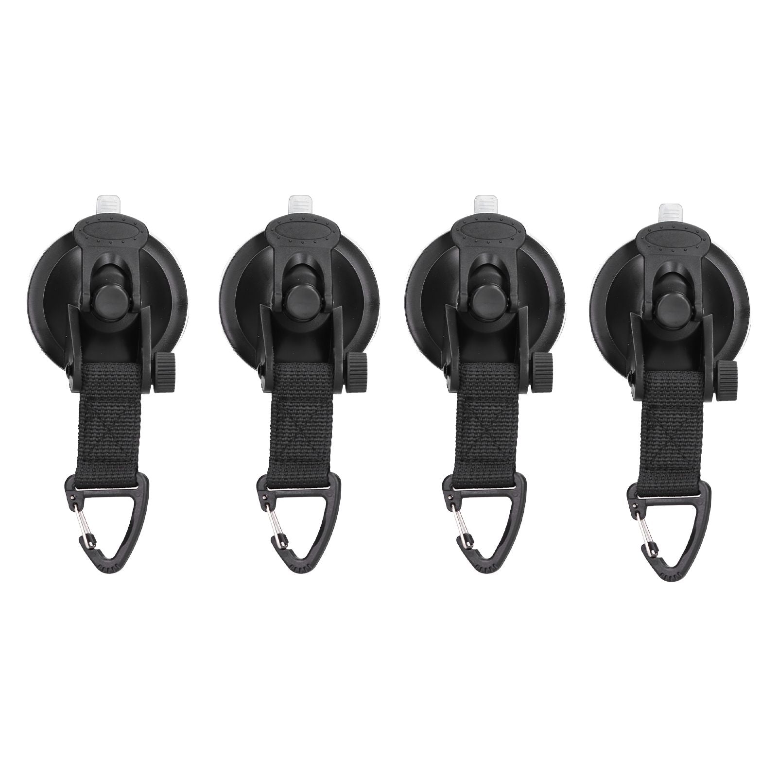 4Pcs Heavy Duty Suction Cup Anchor Tie Down Portable Strong Suction Cup Hook for Camping Travel OutdoorTriangular Buckle