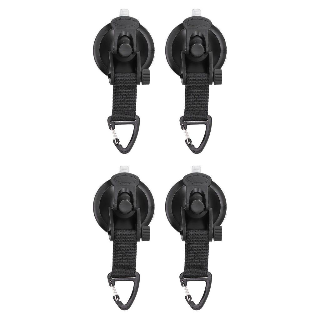 4Pcs Heavy Duty Suction Cup Anchor Tie Down Portable Strong Suction Cup Hook for Camping Travel OutdoorTriangular Buckle