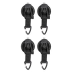 4Pcs Heavy Duty Suction Cup Anchor Tie Down Portable Strong Suction Cup Hook for Camping Travel OutdoorTriangular Buckle