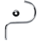 Shower Arm S Shape Gooseneck Stainless Steel Shower Head Extension Arm Bathroom NPT Shower Head Arm for Home233 Electroplate