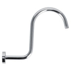Shower Arm S Shape Gooseneck Stainless Steel Shower Head Extension Arm Bathroom NPT Shower Head Arm for Home233 Electroplate