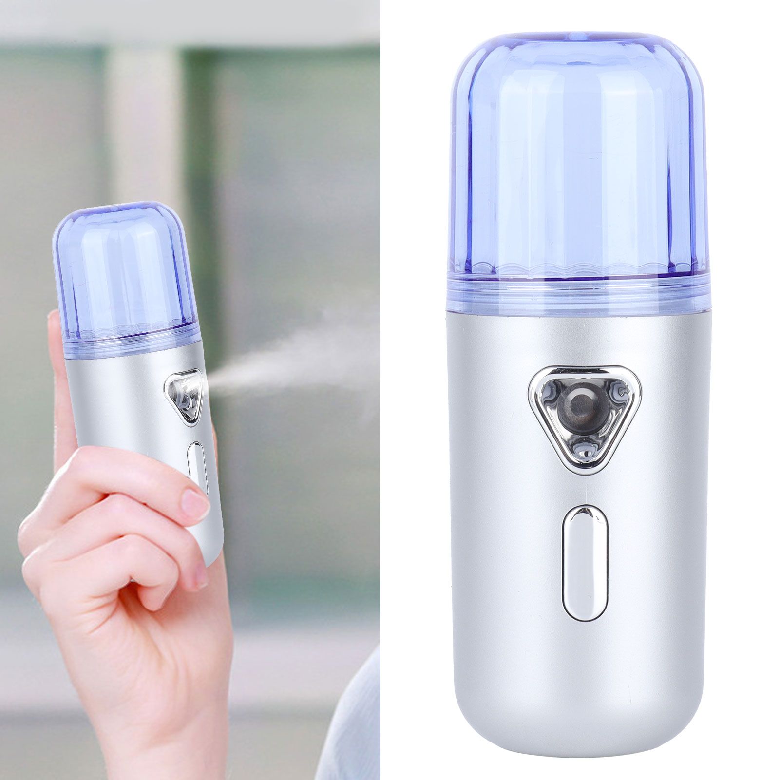 30ml Mini Face Humidifier USB Charging Portable Face Misting Hydrating Mist Sprayer