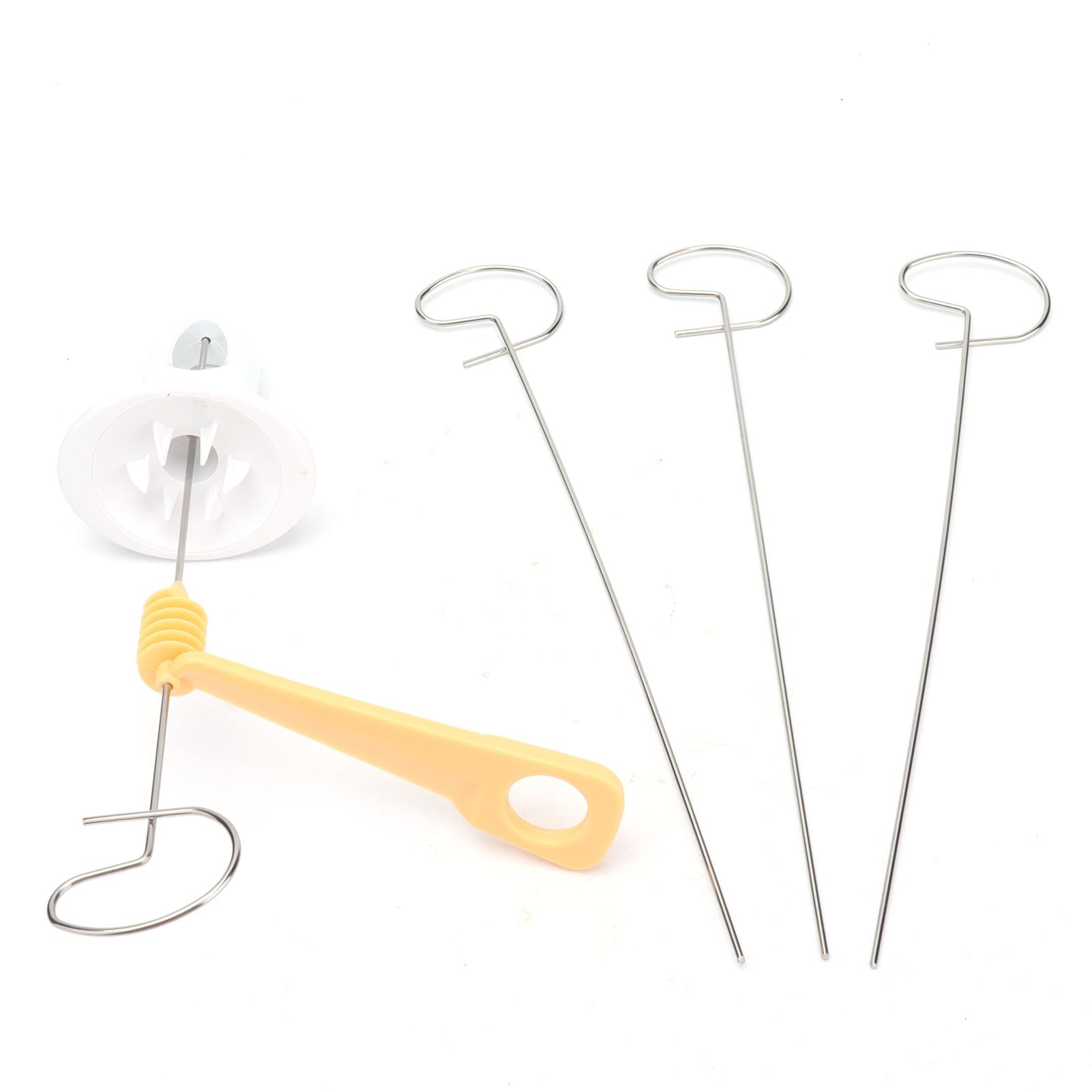 Stainless Steel Potato Cutter Hand Crank Potato Spiral Cutter Kitchen Accessory for Home