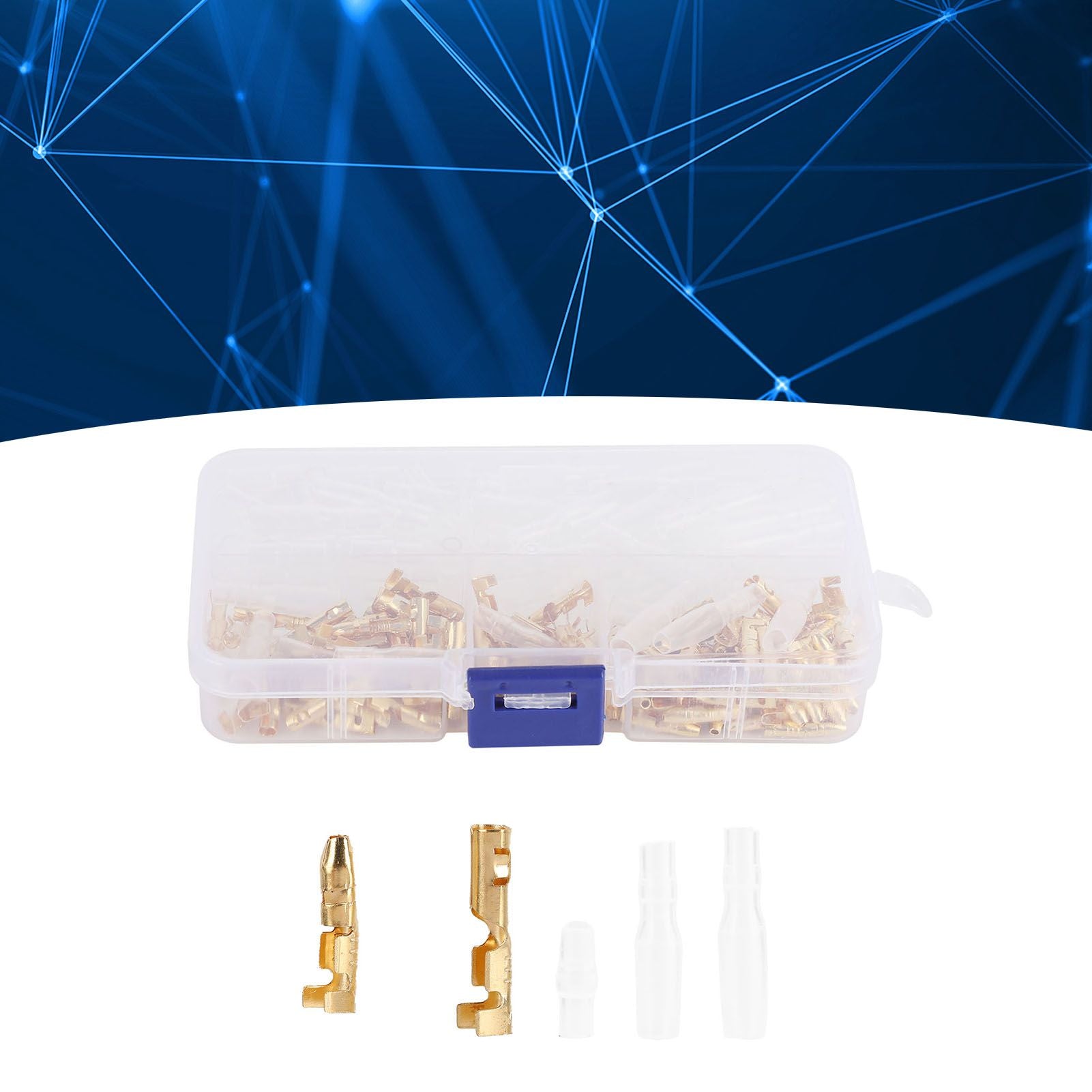 120Pcs Wire Terminals Connector High Conductivity Antioxidant PVC Insulated Safe Easy Male Female Wire Terminals