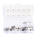 120PCS Snap Rings M1.5‑10 Mini Portable Corrosion Resistant Stainless Steel Snap Rings Kit120PCS