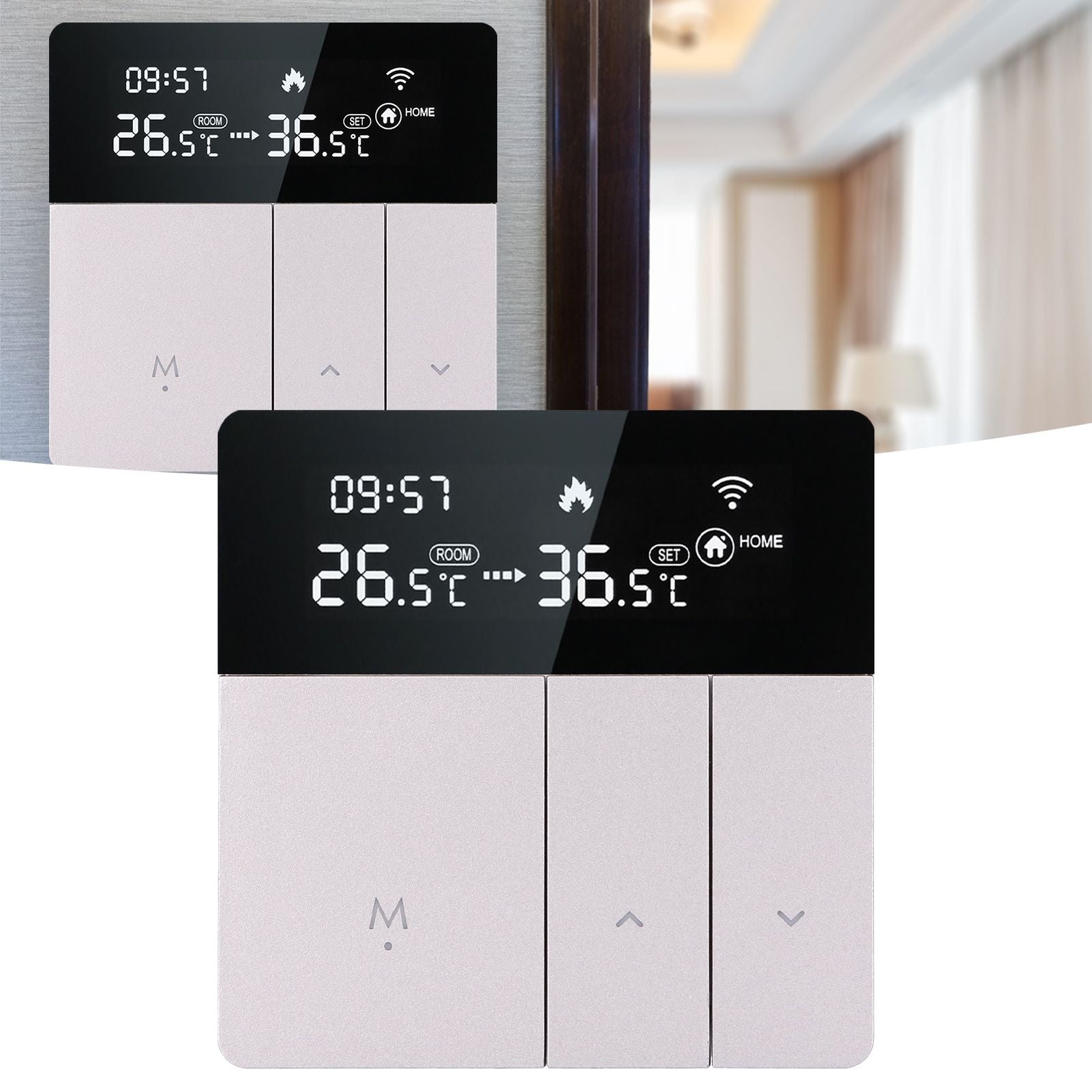 WiFi Intelligent Temperature Controller APP Voice Control Thermostat Remote Temperature Controller 95230V(GE Plumbing Heating )