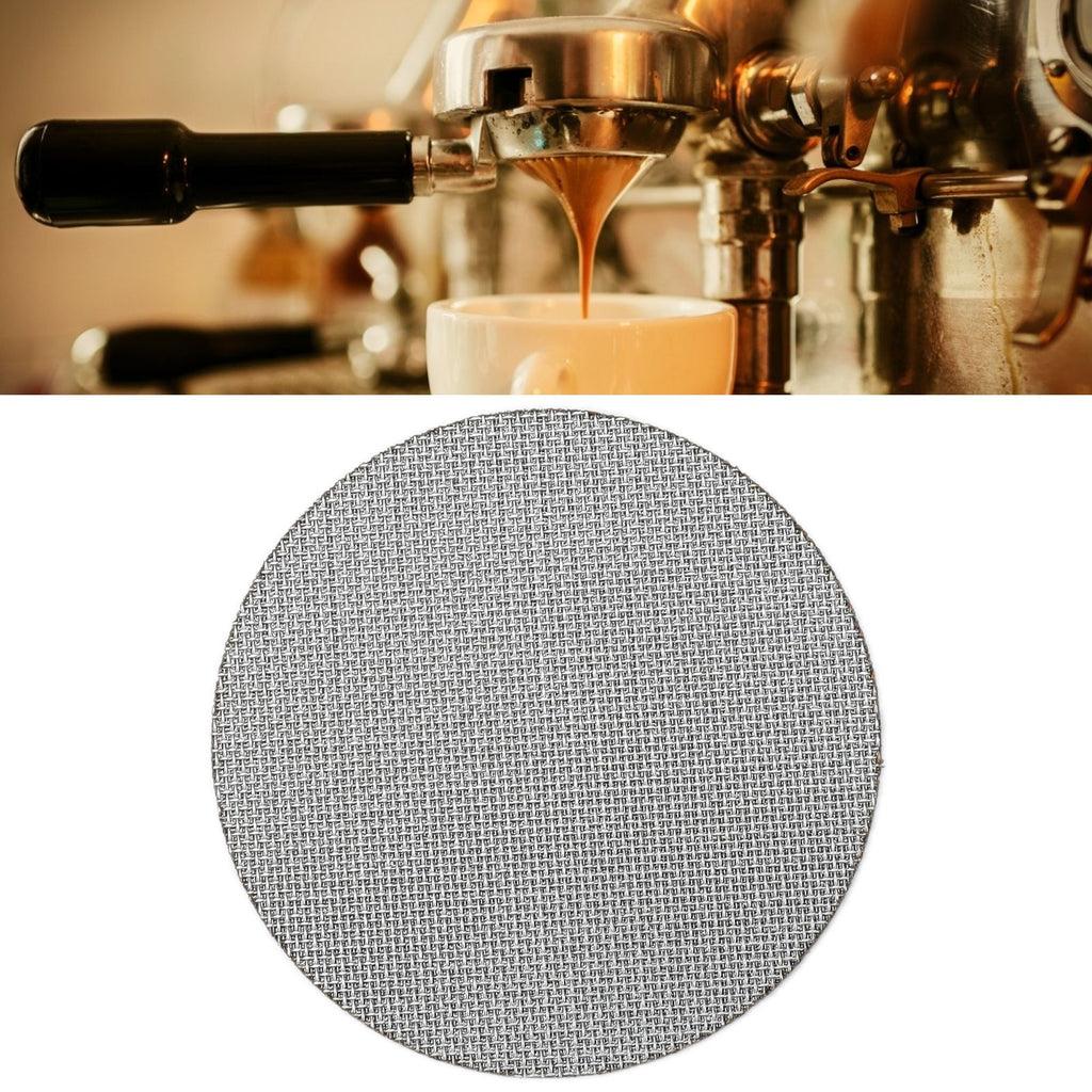 Coffee Filter Plate Replacement Backflush Filter Mesh Screen for Coffee Machine Handle 1.7mm Thickness51mm