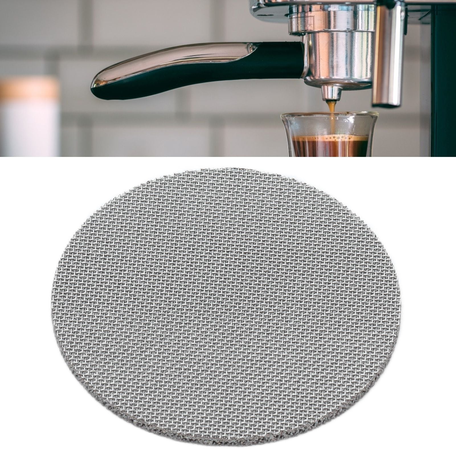 Coffee Portafilter Filter Plate Replacement Backflush Filter Mesh Screen for Coffee Machine Handle Parts58.5mm