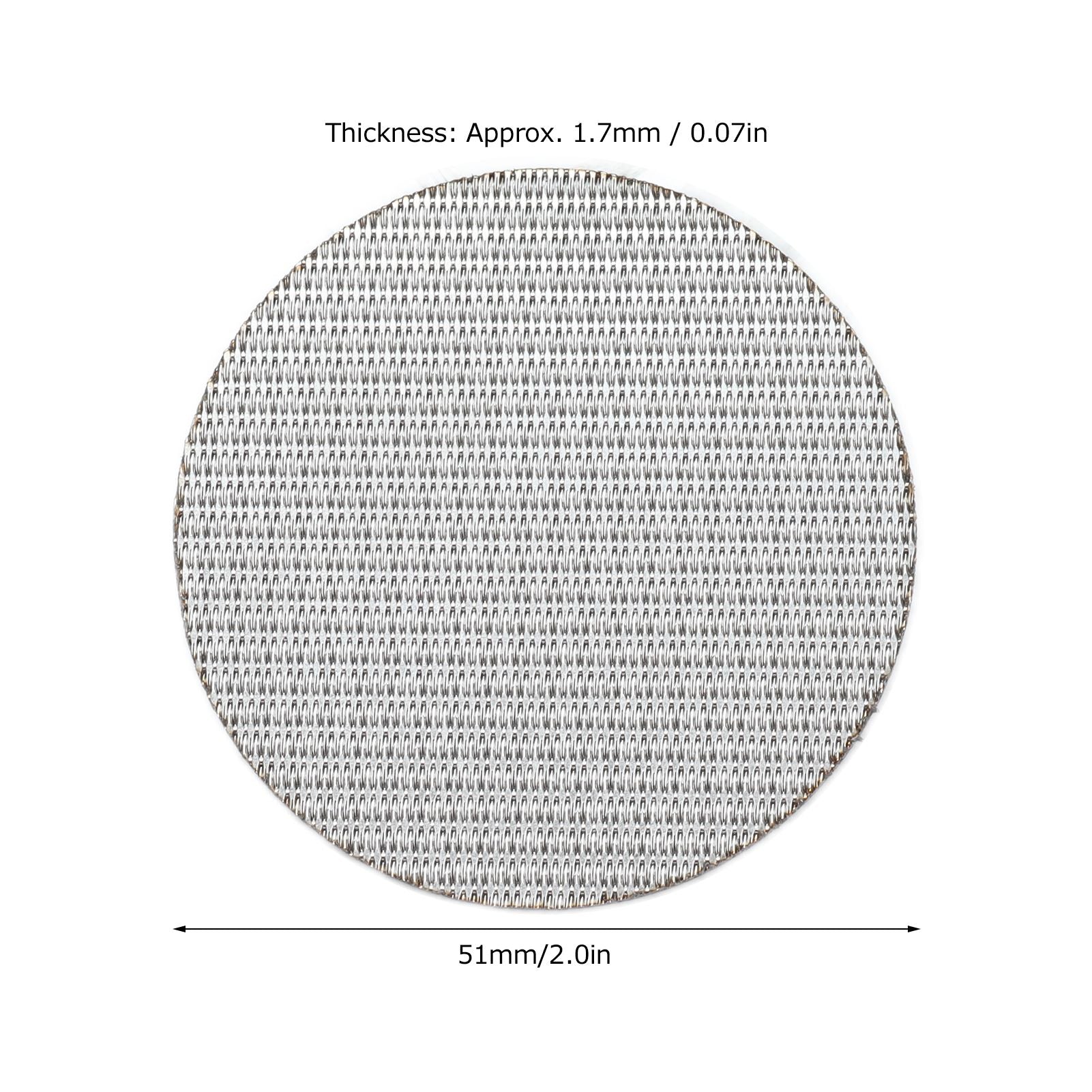 Coffee Portafilter Puck Screen Food Grade Stainless Steel Coffee Making Filter Screen 50μm Filter Fineness51mm / 2.0in