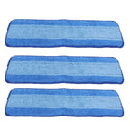 3PCS Wet Dry Dual Use Mop Cloth Refills Reusable Microfiber Mop Pad for Bona Mop Floor Cleaning