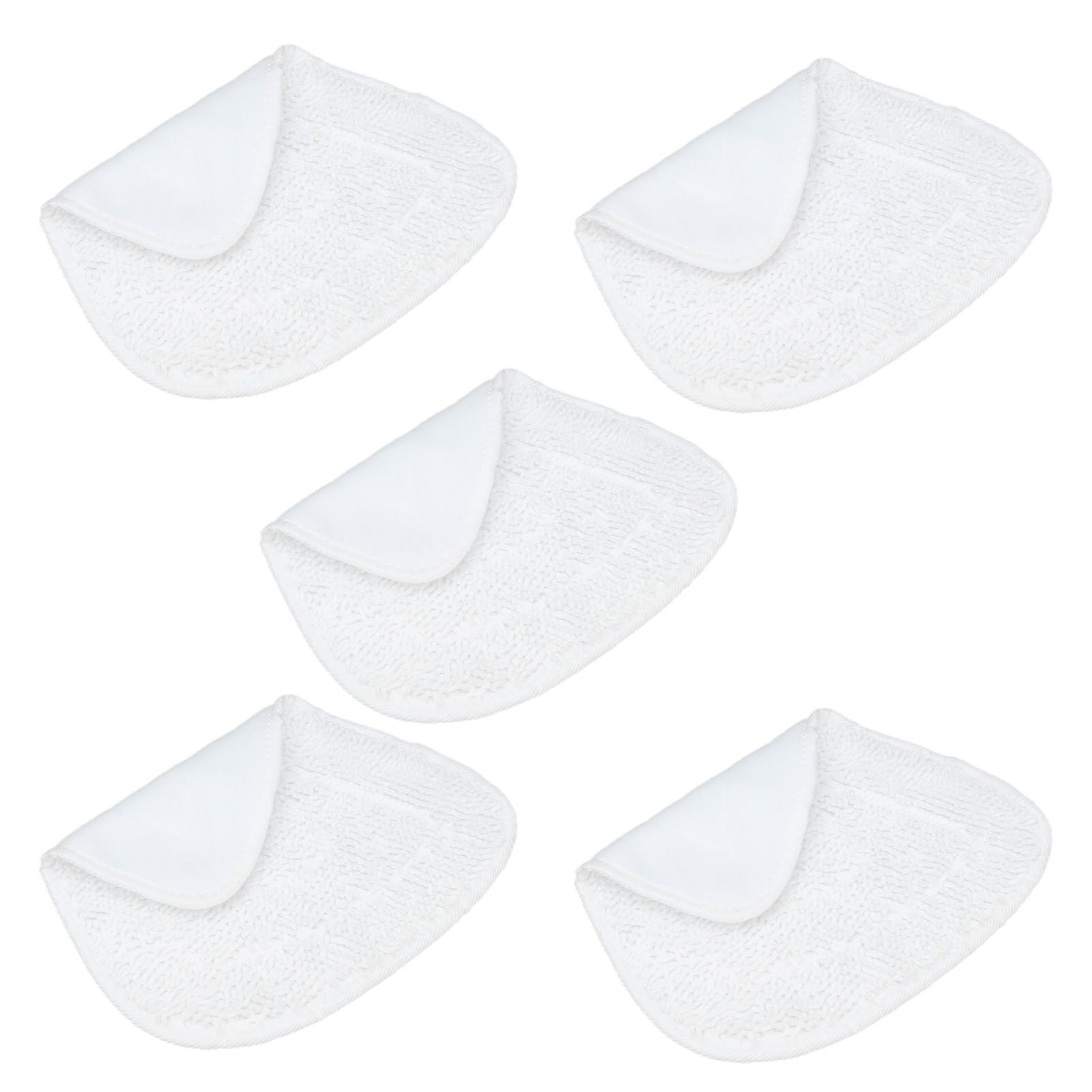 5PCS Fiber Mop Pads Steam Cleaning Pad Cloth Accessory Fits for Vileda Steam Mop Cleaner