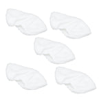 5PCS Steam Mop Pad Microfiber Steam Mop Pad Steam Nozzle Part for Karcher SC1 SC2 SC3 SC4 SC5 SV7