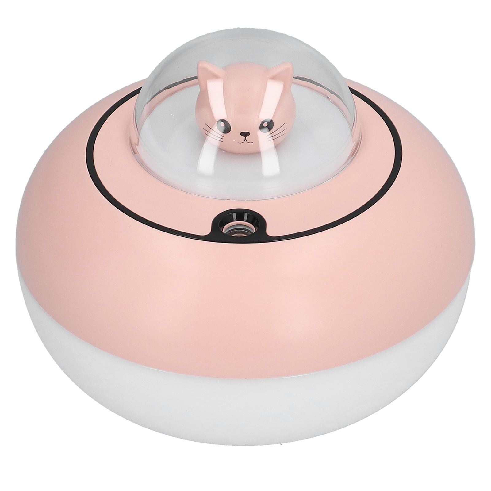 300ml LED Desk Humidifier White Pink USB Powered Mute Colorful Large Capacity Air Humidifier for Home Office