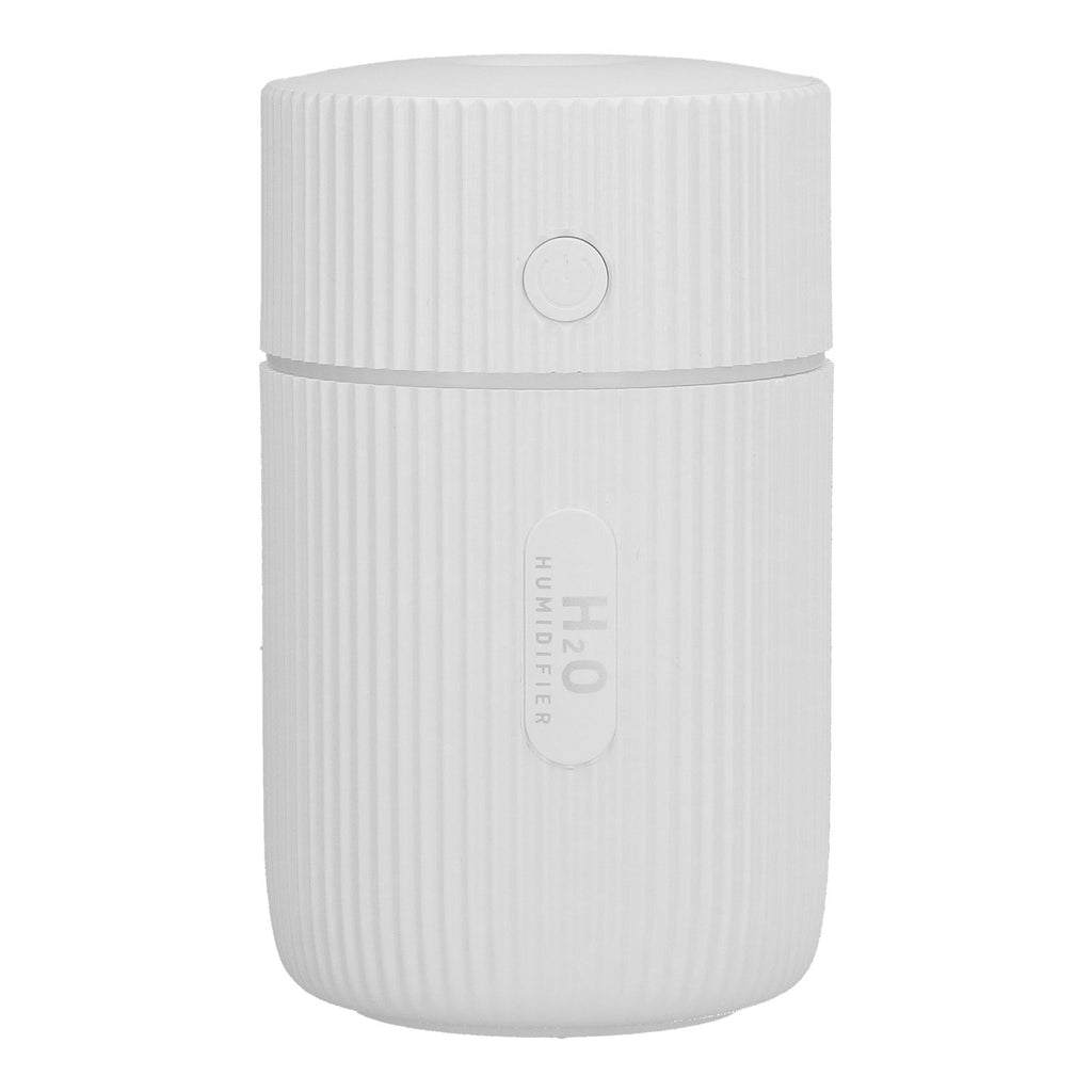 Mini Humidifier with Colorful Light Desktop Humidifier USB Powered for Car Office Room BedroomWhite