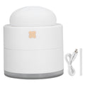 400ml Steamed Bun Shape Air Humidifier 2 Gears Adjustable Desktop Humidifier USB PoweredWhite