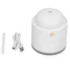 400ml Steamed Bun Shape Air Humidifier 2 Gears Adjustable Desktop Humidifier USB PoweredWhite