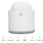 400ml Steamed Bun Shape Air Humidifier 2 Gears Adjustable Desktop Humidifier USB PoweredWhite