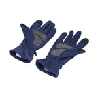 Windproof Gloves Induced Wearable Thickened Non Slip Blue Winter Gloves for Outdoor RidingL