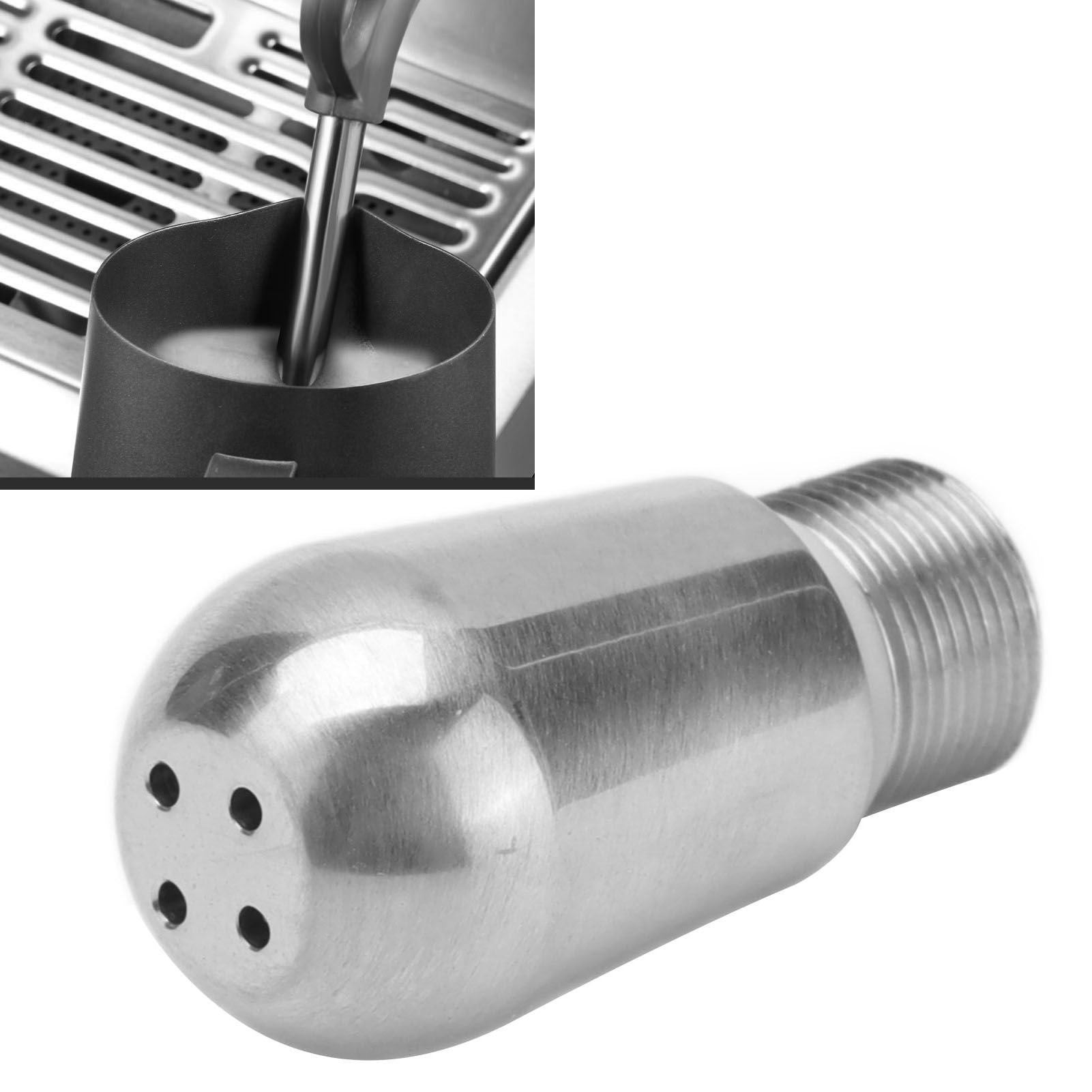 Coffee Machine Steam Nozzle Food Grade Stainless Steel Milk Frother Spout for Barsetto BAE01 BAE024 Holes