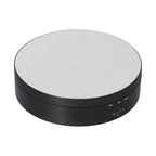 Motorized Rotating Display Stand 138mm Electric Rotating Turntable 3 Speed Adjustable USB Powered Jewelry Display BracketBlack