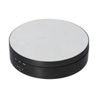 Motorized Rotating Display Stand 138mm Electric Rotating Turntable 3 Speed Adjustable USB Powered Jewelry Display BracketBlack