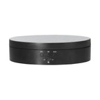 Motorized Rotating Display Stand 138mm Electric Rotating Turntable 3 Speed Adjustable USB Powered Jewelry Display BracketBlack