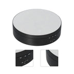 Motorized Rotating Display Stand 138mm Electric Rotating Turntable 3 Speed Adjustable USB Powered Jewelry Display BracketBlack