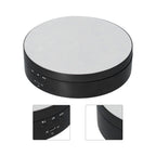 Motorized Rotating Display Stand 138mm Electric Rotating Turntable 3 Speed Adjustable USB Powered Jewelry Display BracketBlack