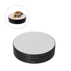 Motorized Rotating Display Stand 138mm Electric Rotating Turntable 3 Speed Adjustable USB Powered Jewelry Display BracketBlack