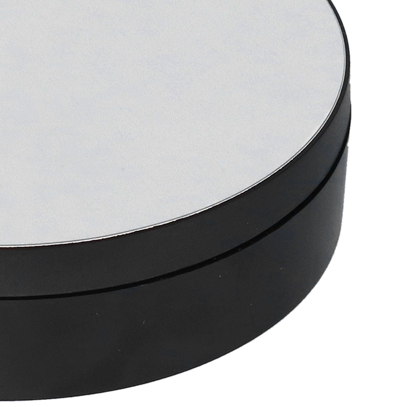 Motorized Rotating Display Stand 138mm Electric Rotating Turntable 3 Speed Adjustable USB Powered Jewelry Display BracketBlack