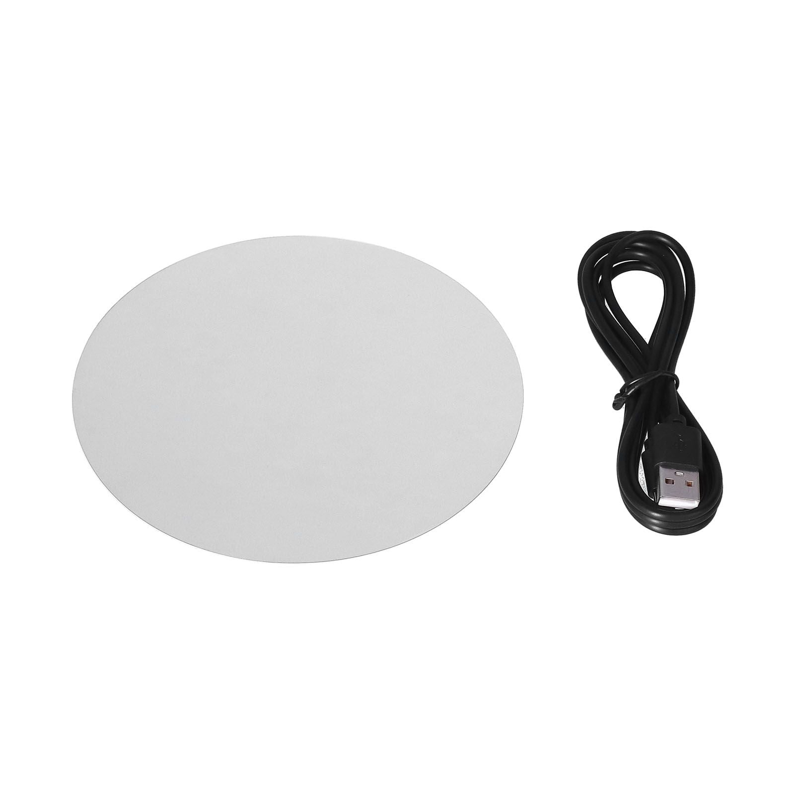 Motorized Rotating Display Stand 138mm Electric Rotating Turntable 3 Speed Adjustable USB Powered Jewelry Display BracketBlack