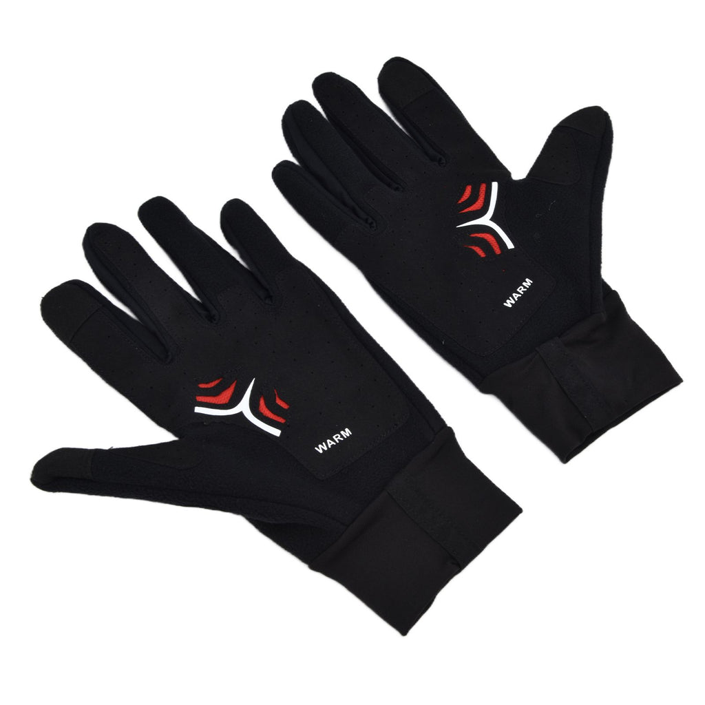 Cycling Gloves Touch Sensitive Waterproof Black Non Slip Windproof Gloves for Outdoor Cycling TravelM