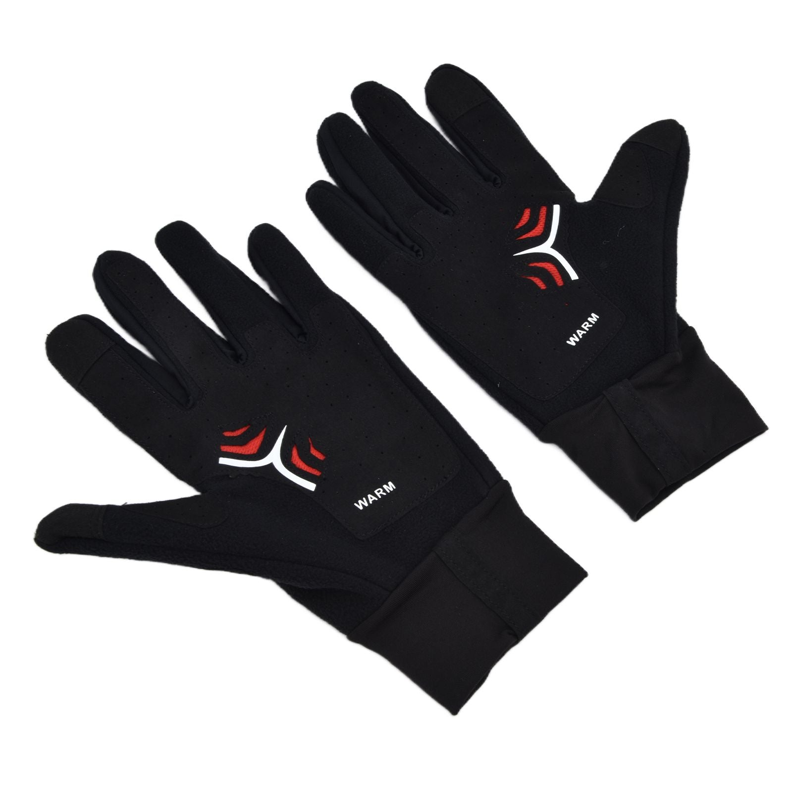 Cycling Gloves Touch Sensitive Waterproof Black Non Slip Windproof Gloves for Outdoor Cycling TravelM