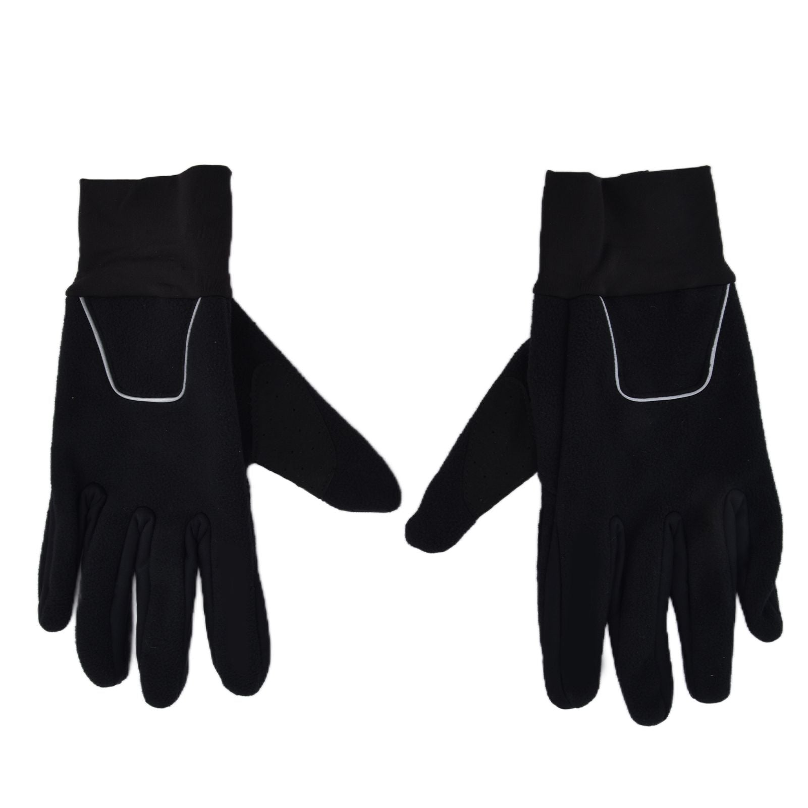 Cycling Gloves Touch Sensitive Waterproof Black Non Slip Windproof Gloves for Outdoor Cycling TravelM