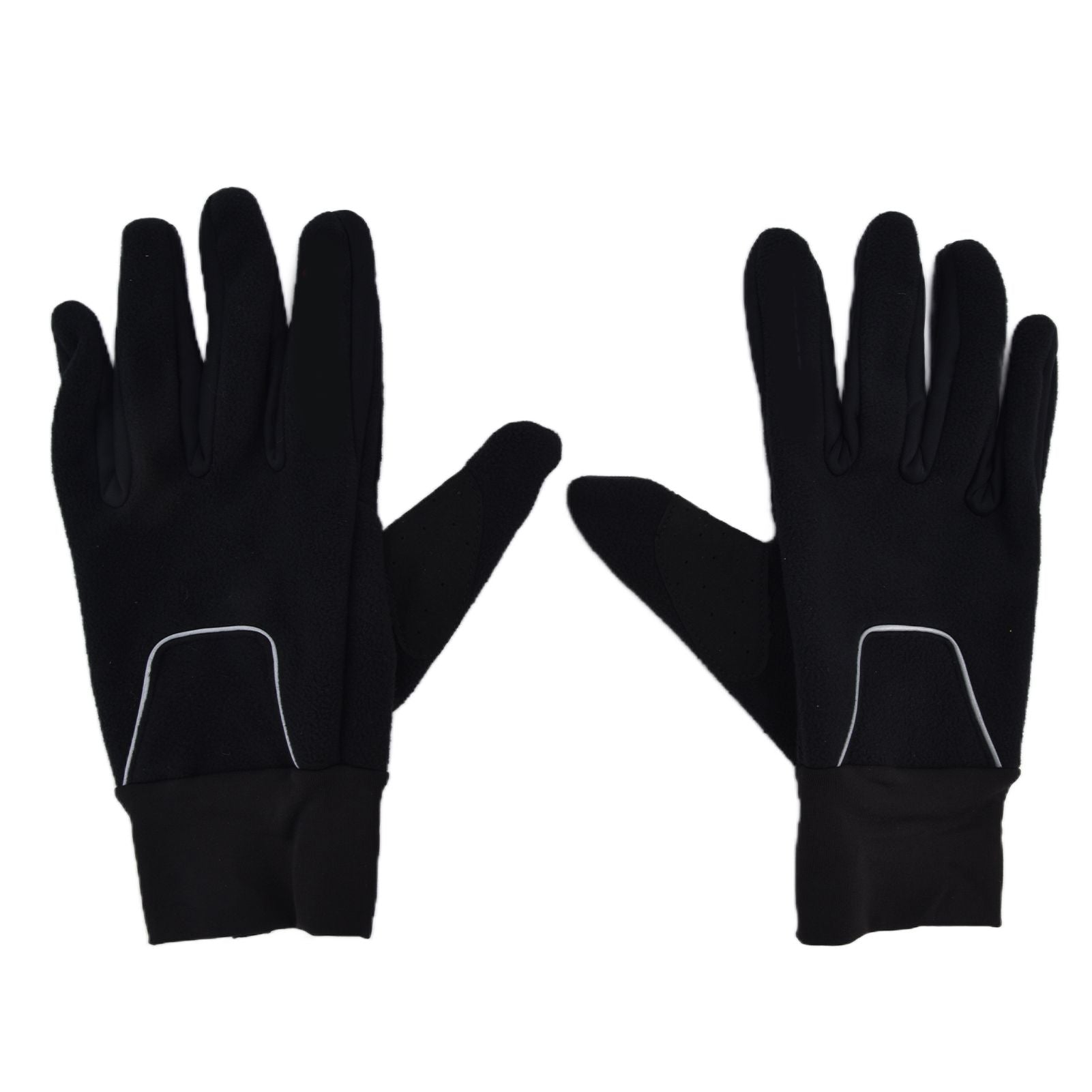 Cycling Gloves Touch Sensitive Waterproof Black Non Slip Windproof Gloves for Outdoor Cycling TravelL