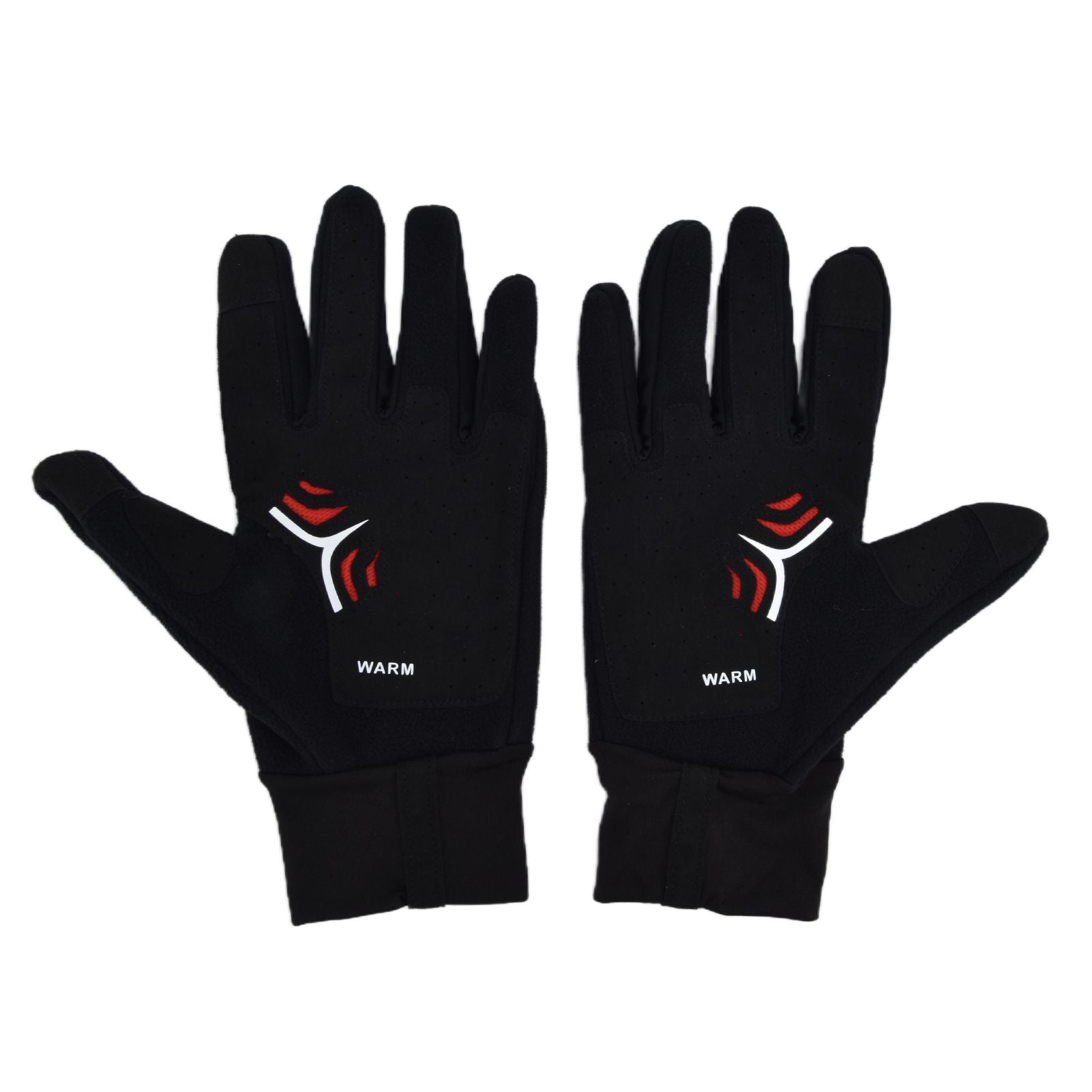 Cycling Gloves Touch Sensitive Waterproof Black Non Slip Windproof Gloves for Outdoor Cycling TravelL