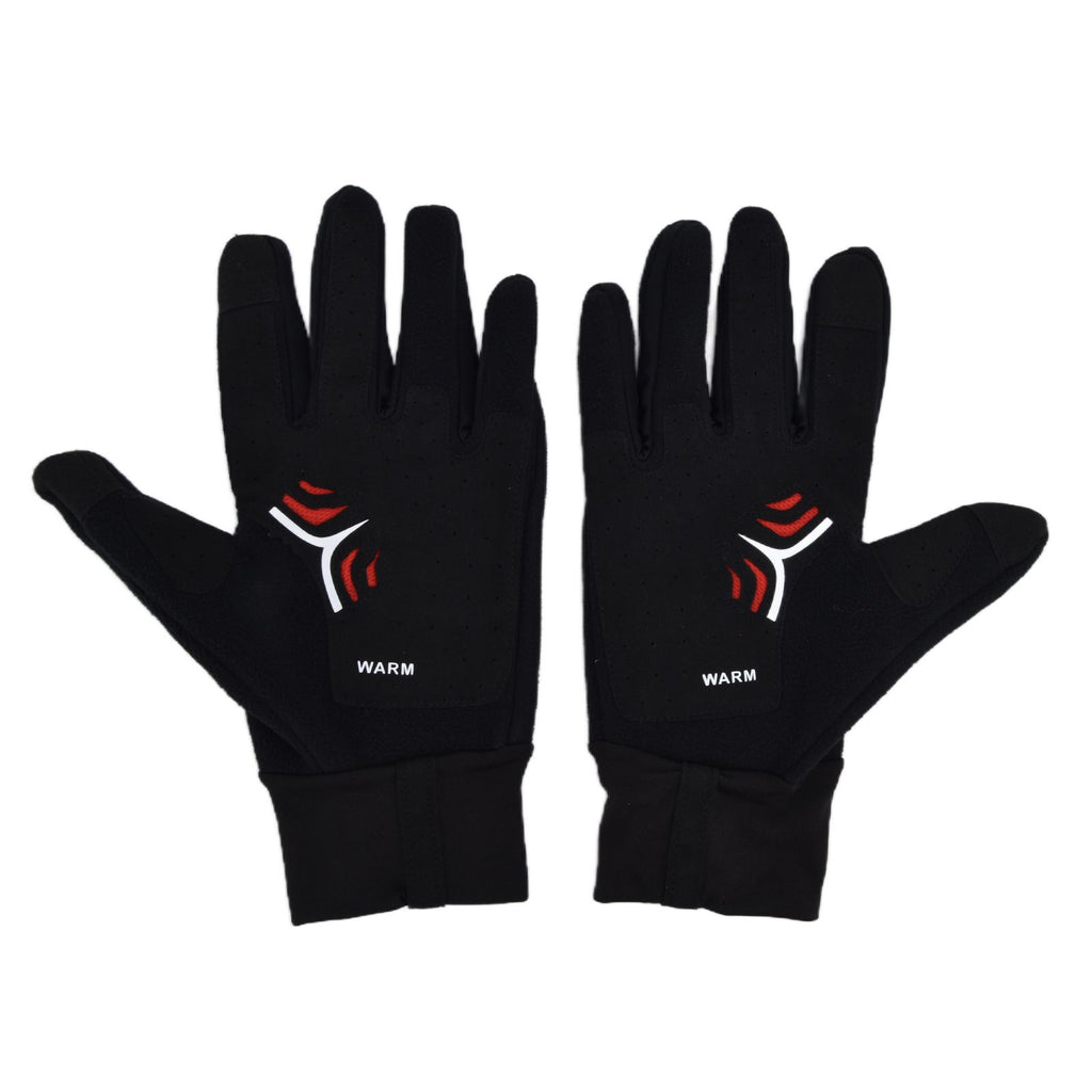 Cycling Gloves Touch Sensitive Waterproof Black Non Slip Windproof Gloves for Outdoor Cycling TravelXL