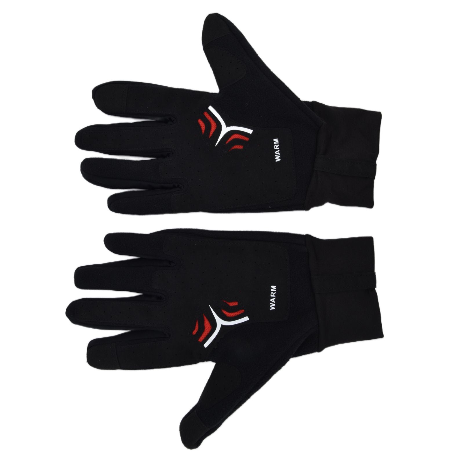 Cycling Gloves Touch Sensitive Waterproof Black Non Slip Windproof Gloves for Outdoor Cycling TravelXL