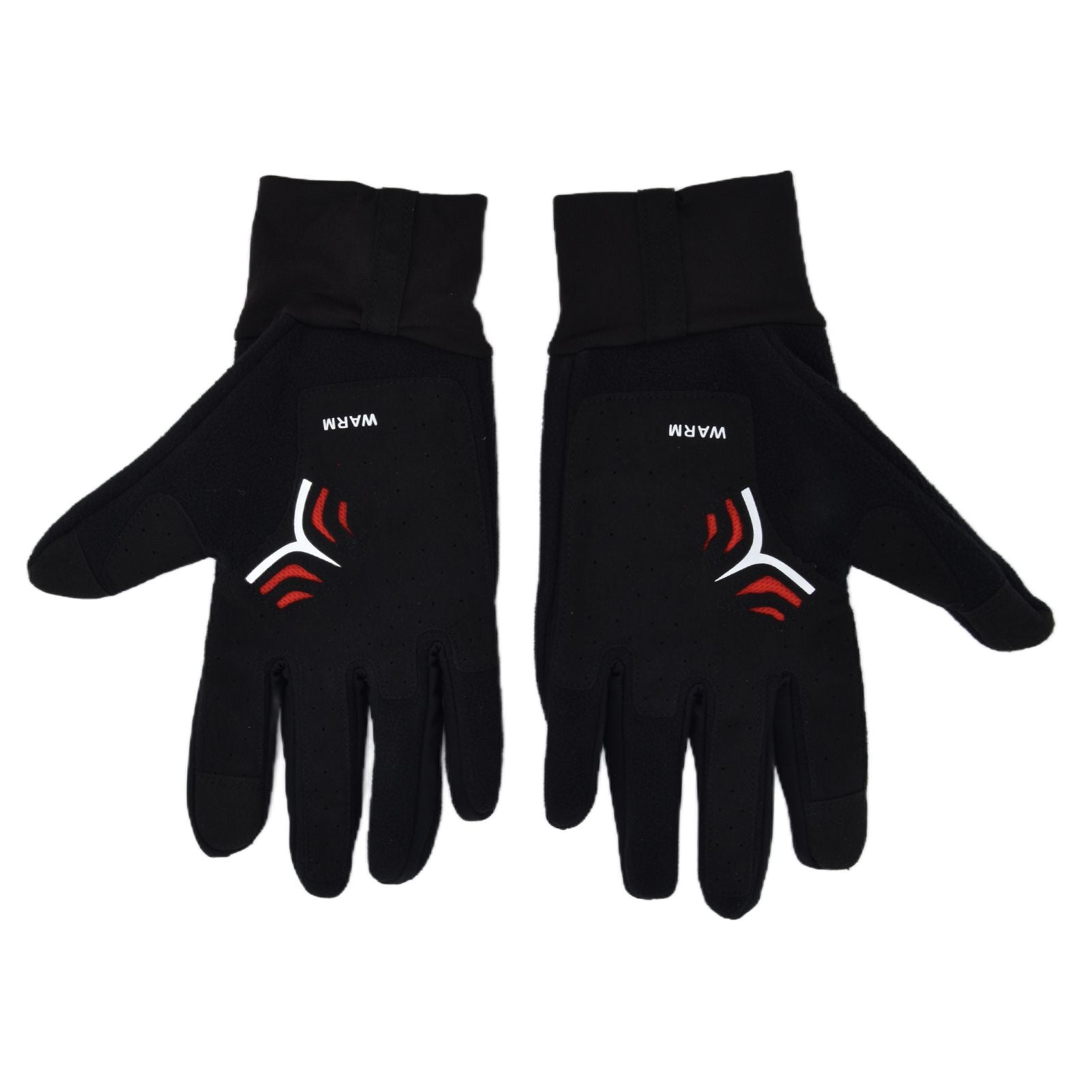 Cycling Gloves Touch Sensitive Waterproof Black Non Slip Windproof Gloves for Outdoor Cycling TravelXL