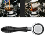 Bottomless Portafilter Frosted Texture Fine Filter Bowl Food Grade Material Comfortable 54mm Coffee Handle Bottomless