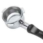 Bottomless Portafilter Frosted Texture Fine Filter Bowl Food Grade Material Comfortable 54mm Coffee Handle Bottomless