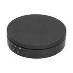 145mm 360° Round Auto Rotating Display Stand 3 Speed Control USB Powered Jewelry Turntable for ExhibitionBlack