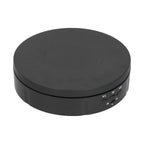 145mm 360° Round Auto Rotating Display Stand 3 Speed Control USB Powered Jewelry Turntable for ExhibitionBlack