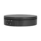 145mm 360° Round Auto Rotating Display Stand 3 Speed Control USB Powered Jewelry Turntable for ExhibitionBlack