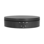 145mm 360° Round Auto Rotating Display Stand 3 Speed Control USB Powered Jewelry Turntable for ExhibitionBlack
