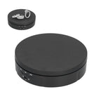 145mm 360° Round Auto Rotating Display Stand 3 Speed Control USB Powered Jewelry Turntable for ExhibitionBlack