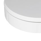 145mm 360° Round Auto Rotating Display Stand 3 Speed Control USB Powered Jewelry Turntable for ExhibitionWhite