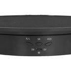 200mm Motorized Rotating Display Stand Bracket 3 Speed Adjustable USB Powered Jewelry Electric Rotating TurntableBlack