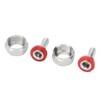 2PCS American Type Keg Coupler Stainless Steel Beer Barrel Connector for 5/16in ID Beer Hose