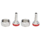 2PCS American Type Keg Coupler Stainless Steel Beer Barrel Connector for 5/16in ID Beer Hose